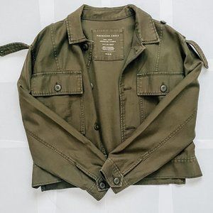American Eagle Cropped Utility Jacket
